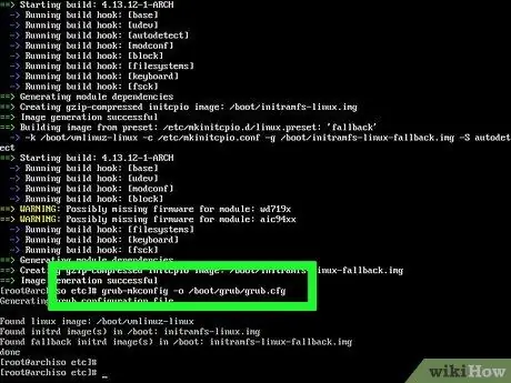 Installa Arch Linux Passaggio 30