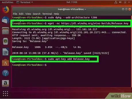 Linux -da Şərabdan istifadə edin Adım 3