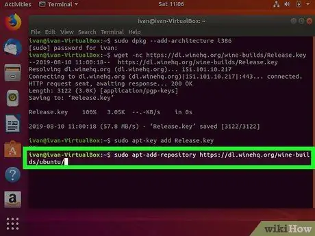 Gunakan Wine di Linux Langkah 4