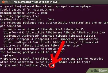 Installer og afinstaller programmer fra terminal i Ubuntu trin 8