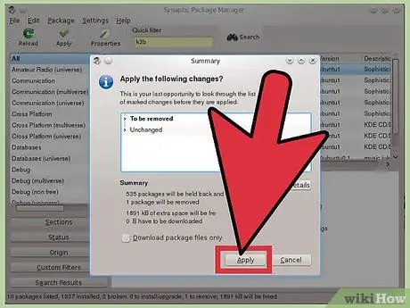 حذف برنامه ها در Linux Mint مرحله 9