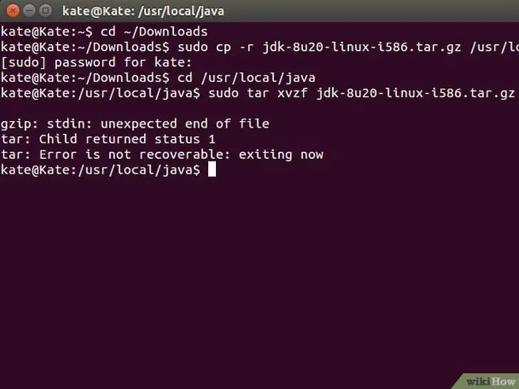 Installa Oracle Java JDK su Ubuntu Linux Passaggio 6