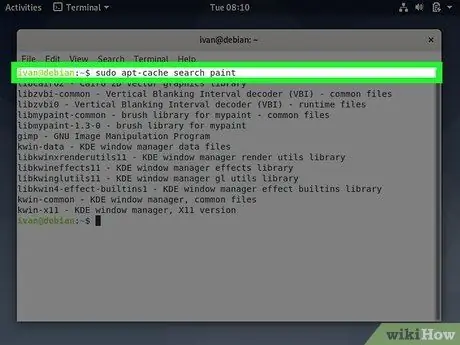 Pasang Perisian dalam Debian Linux Langkah 8