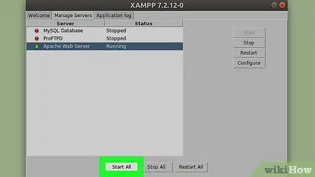 Linux -ке XAMPP орнатыңыз 17 -қадам