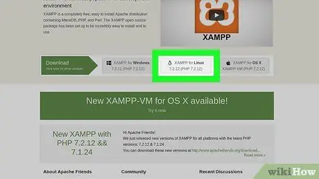 লিনাক্স ধাপ 2 এ XAMPP ইনস্টল করুন