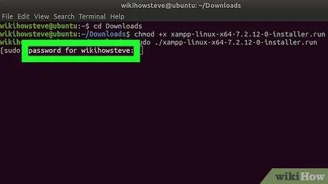 በ Linux ደረጃ 8 ላይ XAMPP ን ይጫኑ