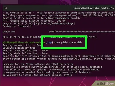 Installa Steam su Linux Passaggio 16