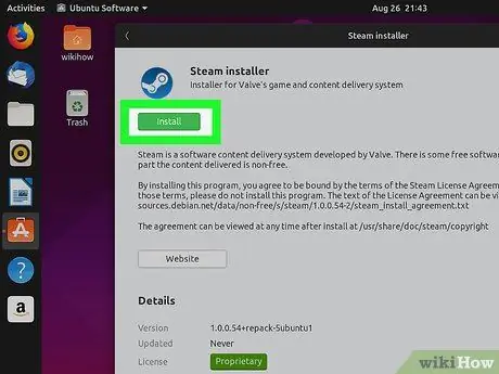 Instalirajte Steam na Linux Korak 5