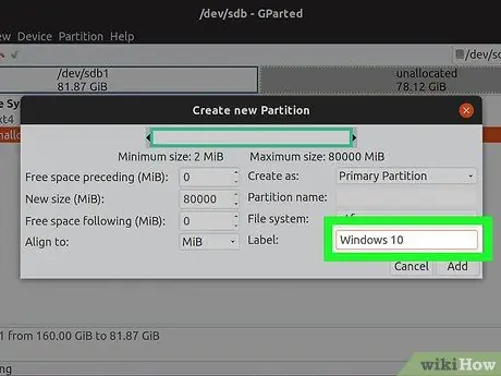 Windows -ni Ubuntu 7 -dan o'rnating