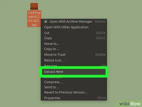 ดำเนินการไฟล์ INSTALL.sh ใน Linux โดยใช้ Terminal ขั้นตอนที่2