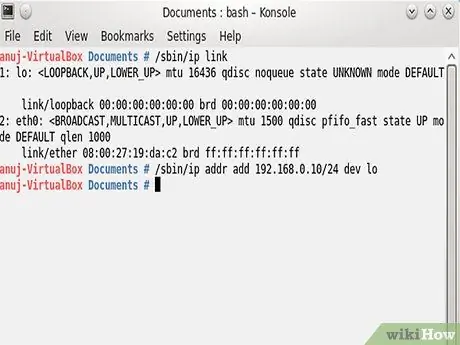 Dodijelite IP adresu na Linux računaru Korak 17