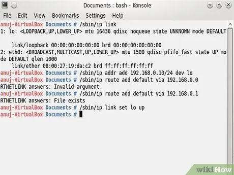 Dodjela IP adrese na Linux računaru Korak 19