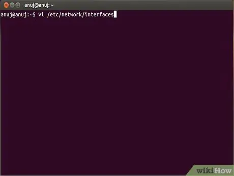 Atribuir um endereço IP em um computador Linux Etapa 5