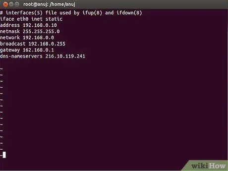 Linux कंप्यूटर पर IP पता असाइन करें चरण 8