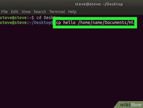 Kopyahin ang Mga File sa Linux Hakbang 5
