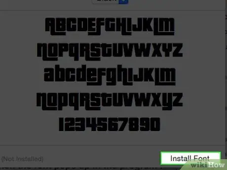 Installer en skrift på en Mac Trinn 3