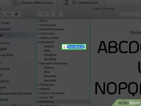 Pasang Font pada Mac Langkah 8