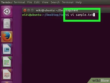 Créer et modifier un fichier texte sous Linux à l'aide de l'étape 13 du terminal