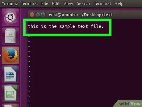 Terminal Adım 16'yı Kullanarak Linux'ta Metin Dosyası Oluşturun ve Düzenleyin