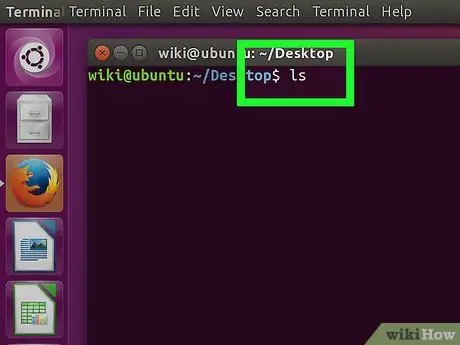 Crea e modifica file di testo in Linux utilizzando Terminal Passaggio 2