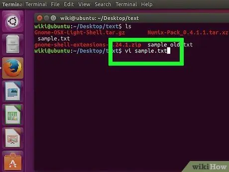 Crea e modifica file di testo in Linux utilizzando Terminal Passaggio 20