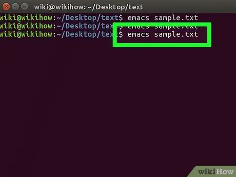 Créer et modifier un fichier texte sous Linux à l'aide de l'étape 27 du terminal