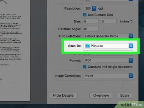 Digitalizar em um Mac Etapa 19