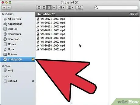 Masterizza un CD utilizzando Mac OS X Passaggio 10