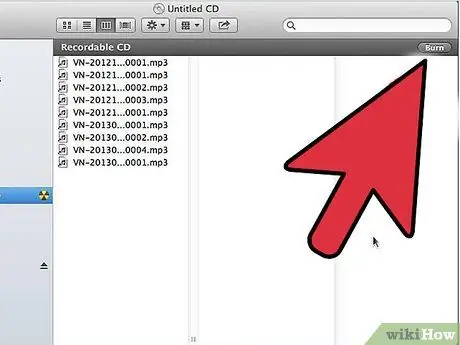 Bränn en CD med Mac OS X Steg 11