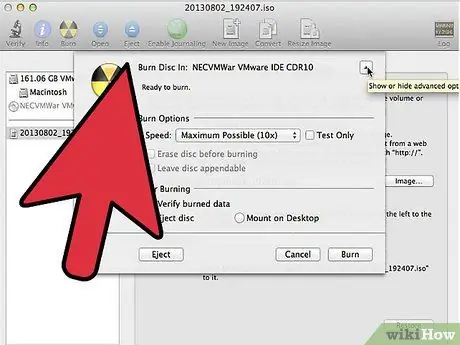 Zapiši CD z operacijskim sistemom Mac OS X 17. korak