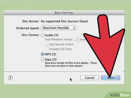 Graver un CD avec Mac OS X Étape 6