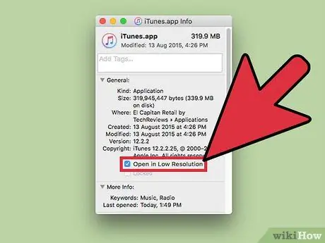 Modifier la résolution de l'écran sur un Mac Étape 13