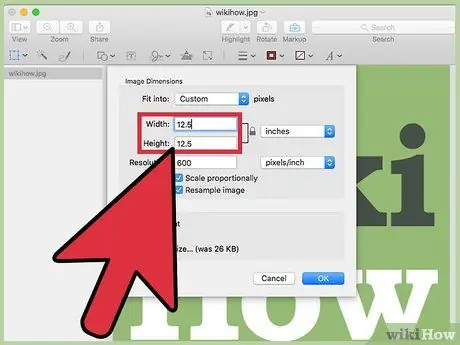 Ubah saiz gambar (untuk Mac) Langkah 6