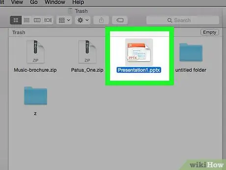 Pulihkan Fail yang Dihapus Secara Tidak sengaja di OS X Langkah 3