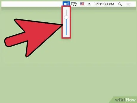 Zmień głośność na komputerze Mac Krok 6