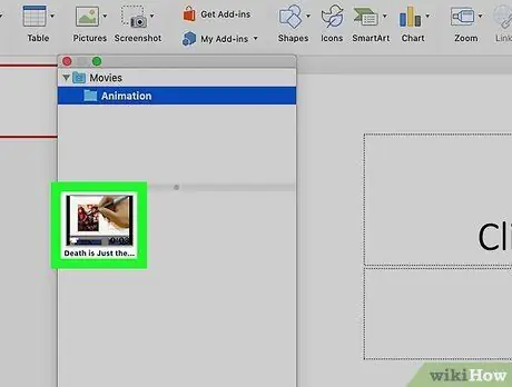 Adicionar um vídeo ao PowerPoint em um Mac Etapa 13