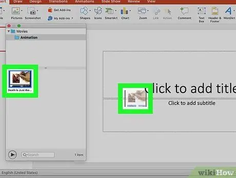 Dodaj wideo do programu PowerPoint na komputerze Mac Krok 14