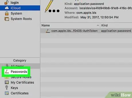 Törölje a mentett jelszavakat az iCloud kulcstartóból a macOS -ban 3. lépés