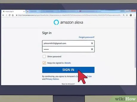 قم بتوصيل Alexa بجهاز كمبيوتر الخطوة 9