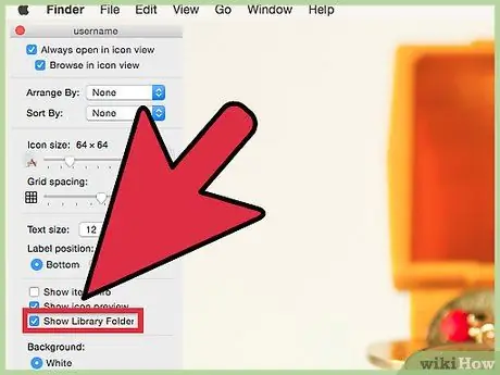 Hitta biblioteksmappen på en Mac Steg 11