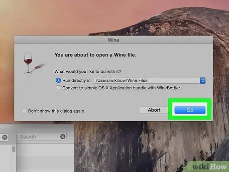 Ouvrir les fichiers exe sur Mac Étape 11