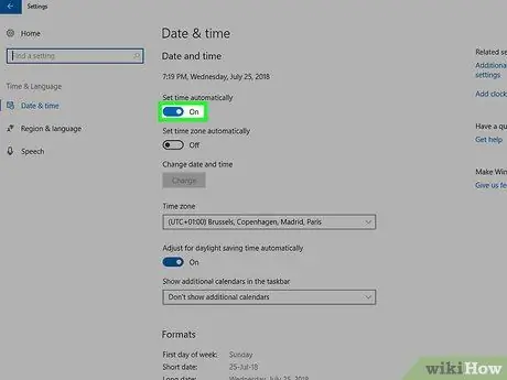 Canvieu l'hora i la data de l'ordinador mitjançant el símbol del sistema Pas 6