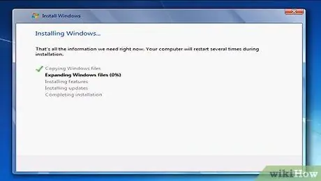 Installera om Windows 7 utan CD Steg 25