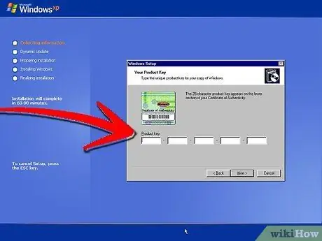 Windows XP жүйесін қайта орнатыңыз 8 -қадам