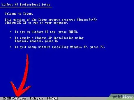 Installeer Windows XP Stap 12 weer