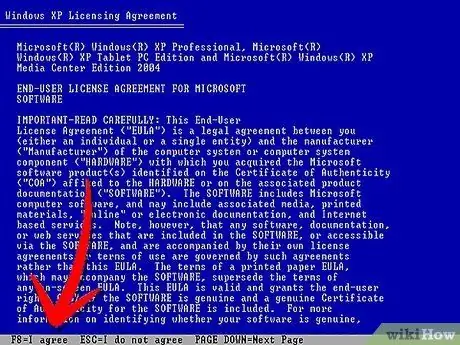 Windows XP Adım 13'ü yeniden yükleyin