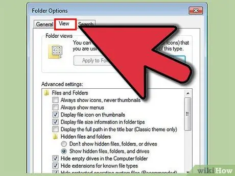 Mostrar archivos ocultos en Windows 7 Paso 16