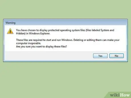 Vis skjulte filer i Windows 7 Trin 20