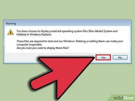 Windows 7 Adım 21'de Gizli Dosyaları Göster