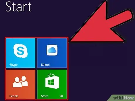 Gebruik Windows 8 Stap 1